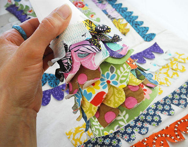creating with Jules: fabric christmas tree