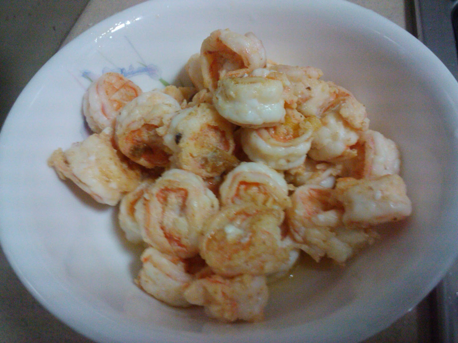 Spicy Sesame Prawn and Soup with Deep Fried Bean Curd Family Cuisine