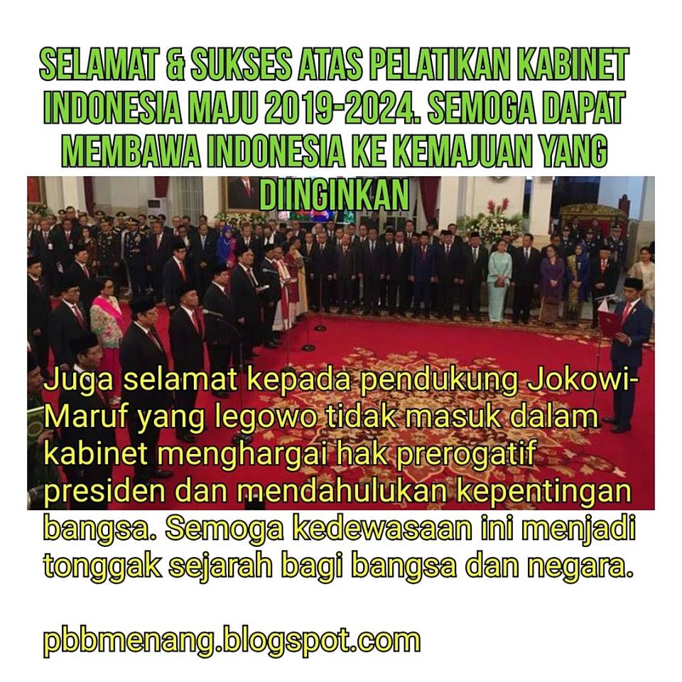 Publik Puji Sikap Kenegarawanan Yusril karena Legowo tak Masuk Kabinet @Jokowi-Maruf