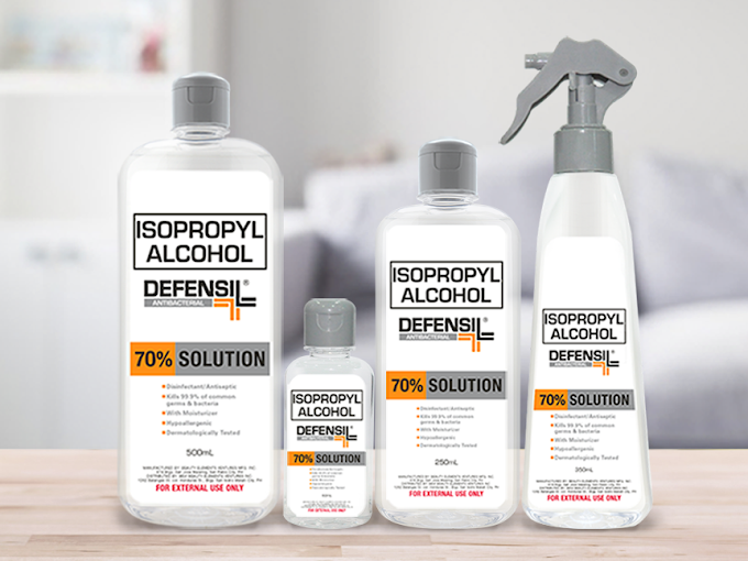 Defensil Isopropyl Alcohol launches official Shopee and Lazada stores so you can Be Safe Now