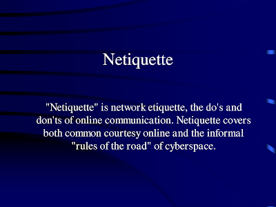 netiquette definition computer netiquette definition computer