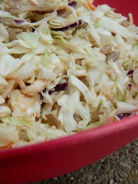 Chopped Thai Chicken Salad...a crunchy, flavorful, light and tasty salad! (sweetandsavoryfood.com)