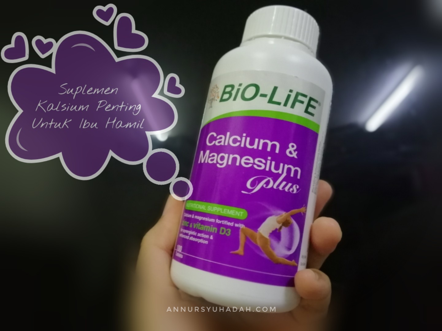 Atasai kekejangan dengan Biolife Calcium-Magnesium Plus, review bio-life calcium magnesium plus