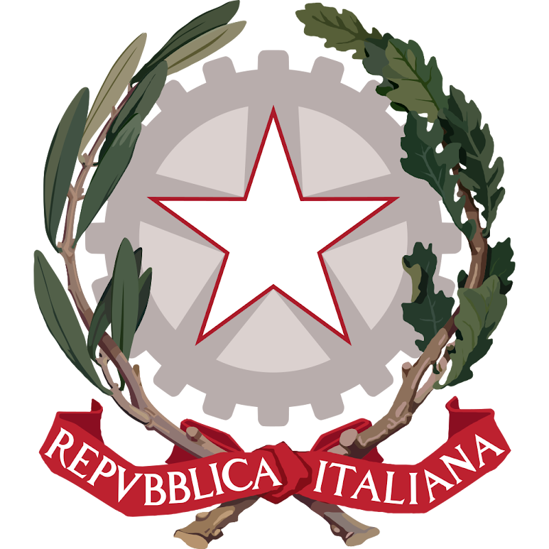 Logo Gambar Lambang Simbol Negara Italia PNG JPG ukuran 800 px