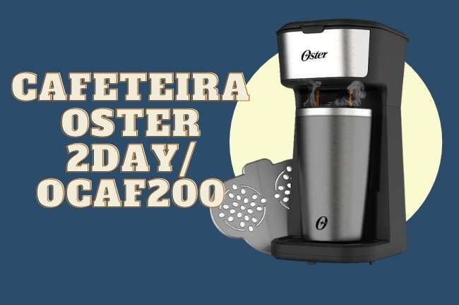 Cafeteira Elétrica Oster 2Day Inox 2 em 1 com Copo Térmico OCAF200 em  Promoção é no Buscapé