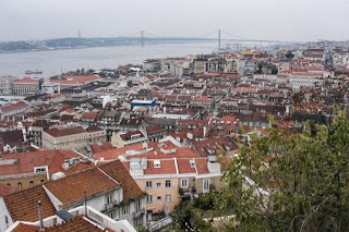 View of Lisbon from a miradouro