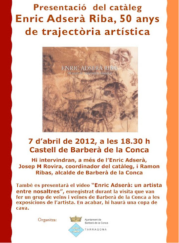 Presentació del llibre de l'Enric Adserà, Dissabte Sant al Castell de Barberà de la Conca.