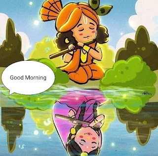 good morning radha krishna images