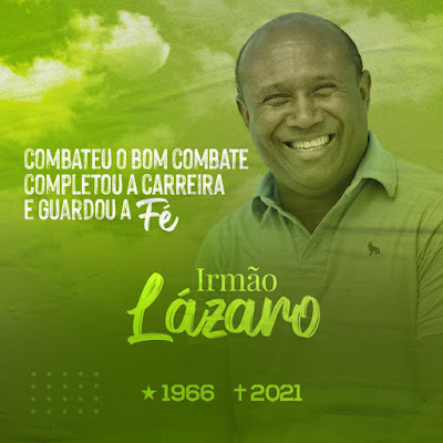 Nota de Pesar da vereadora Márcia Socorristas Animais pelo falecimento do cantor Irmão Lázaro
