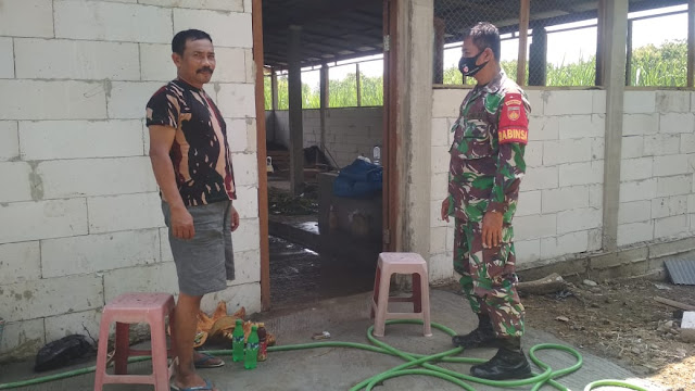 Babinsa Bubutan Aktif Laksanakan Komsos Dengan Bayan