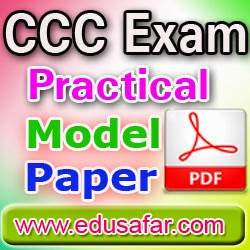 CCC Practical Exam Model Paper
