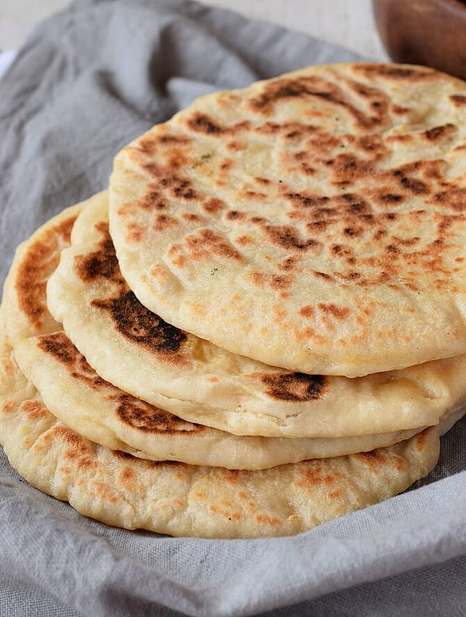 a pile of pita bread recipe homemade