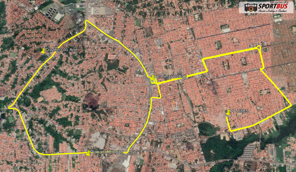 Linhas extintas C885 Jardim das Margaridas / Circular