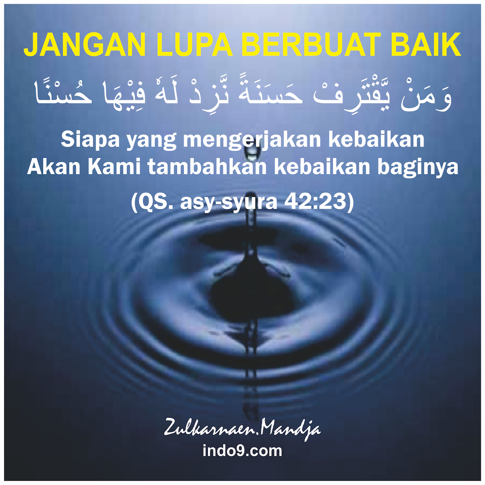 Kebaikan Dibalas Kebaikan - INDO9.COM