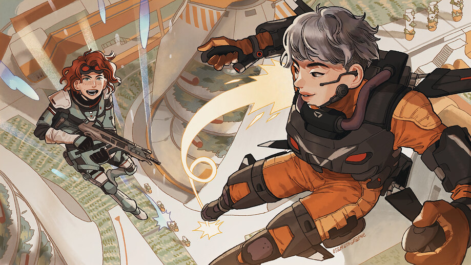 Apex Legends Game Valkyrie 4K #8491a Wallpaper PC Desktop