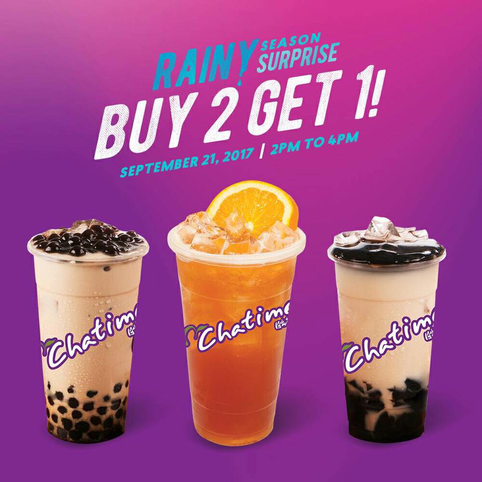 manila shopper chatime rainy season buy2 get1 promo sept manila shopper chatime rainy season buy2 get1 promo sept