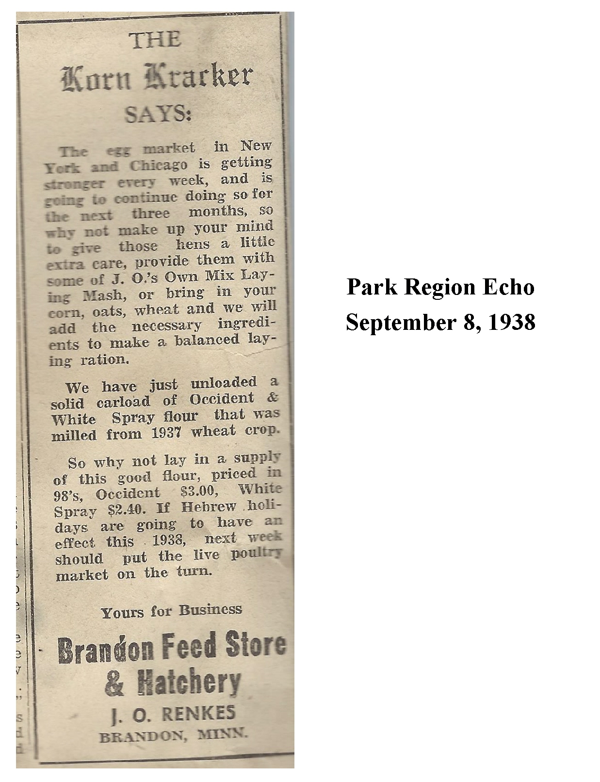 Brandon Mn History Center