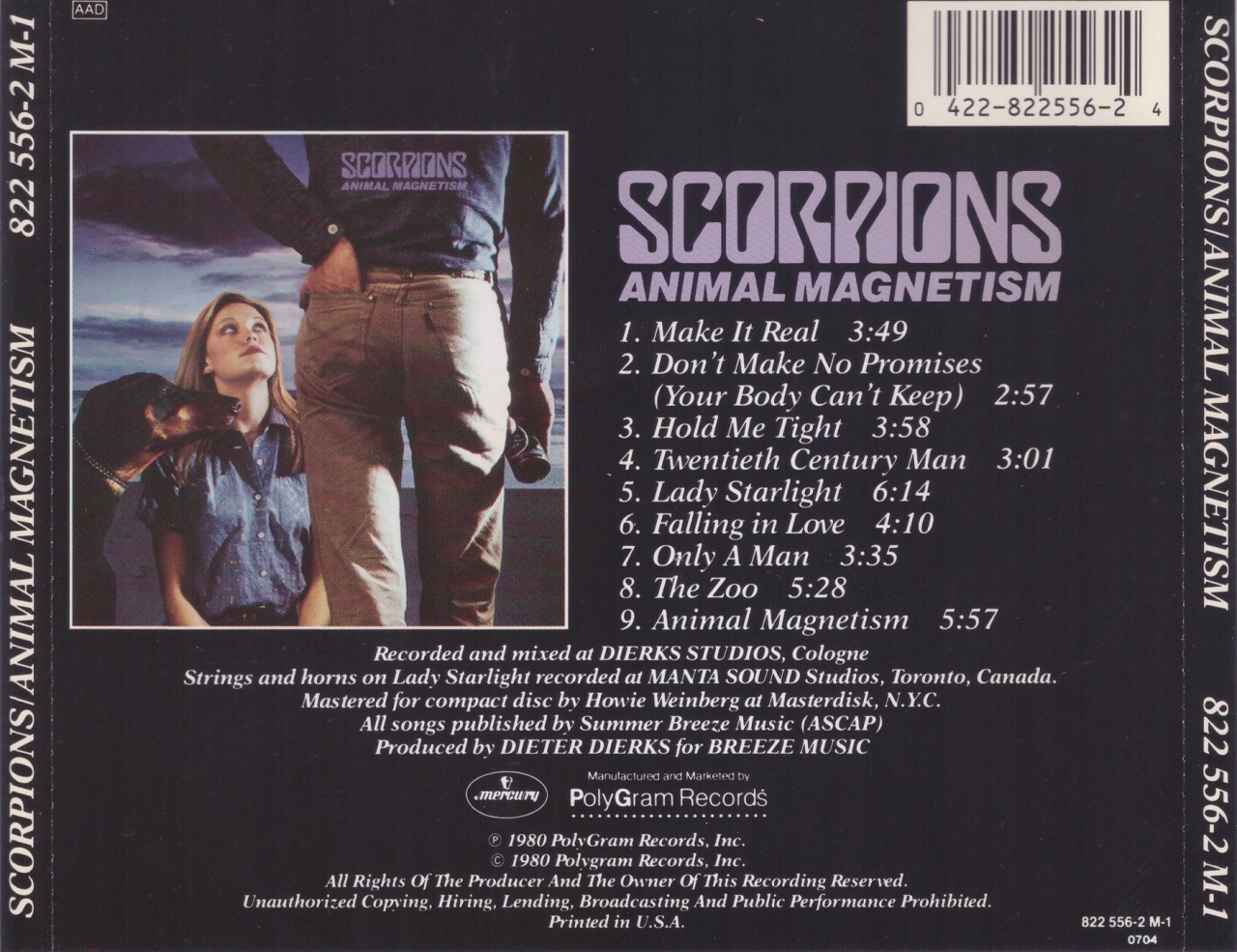 Scorpions "Animal Magnetism" .