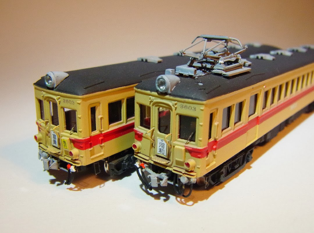 タニカワ 車体バラキット 名鉄クハ2600・モ3600床下機器付 (1/80)