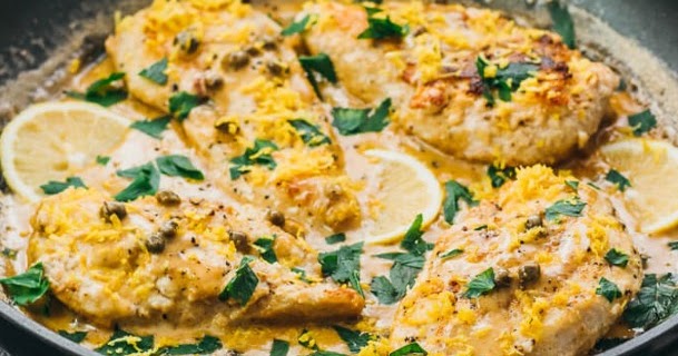 LEMON CHICKEN PICCATA WITH CAPERS - Food Info