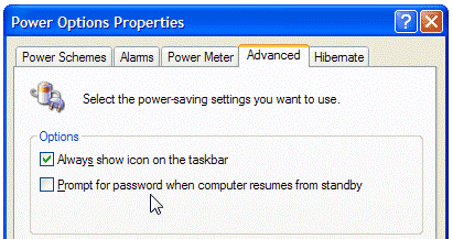 Bỏ qua mật khẩu đăng nhập từ Sleep trên Windows Xp