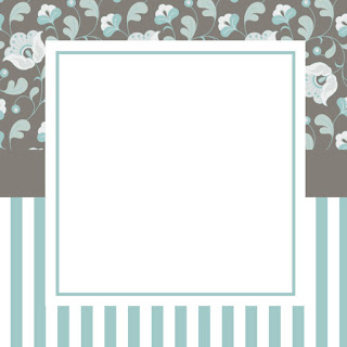 Kit para Bodas con Diseño Shabby Chic en Celeste y Gris para Imprimir Gratis. 