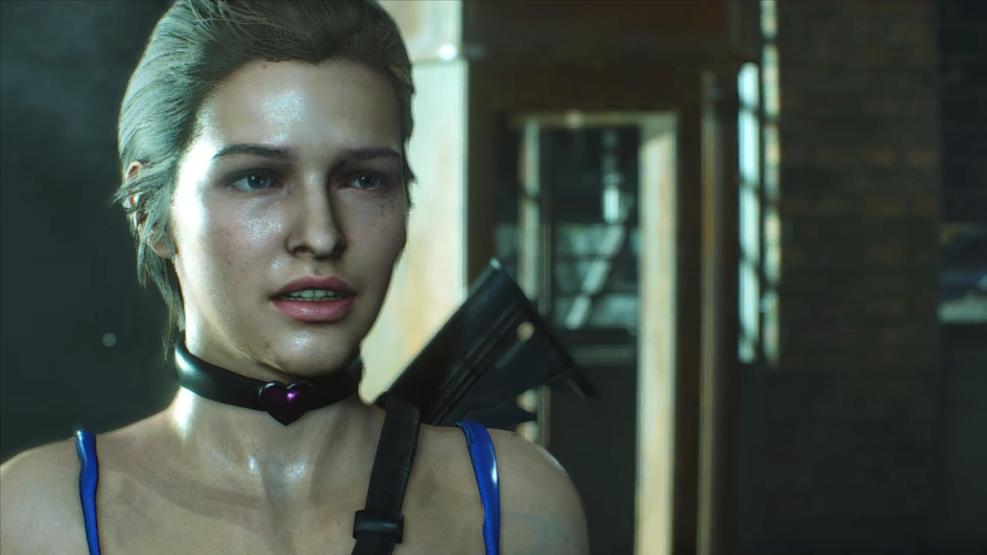 Resident Evil 3 Remake Jill Valentine in Sexy Woven ponytail, blue ...
