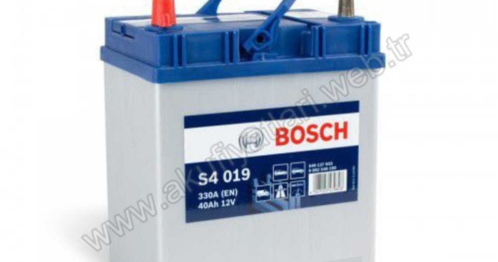 Akü Fiyatları: Bosch 40 Amper Dar Tip Ters Kutup