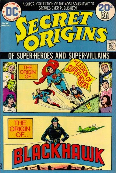 Secret Origins #6, Legion of Super-Heroes, Blackhawk