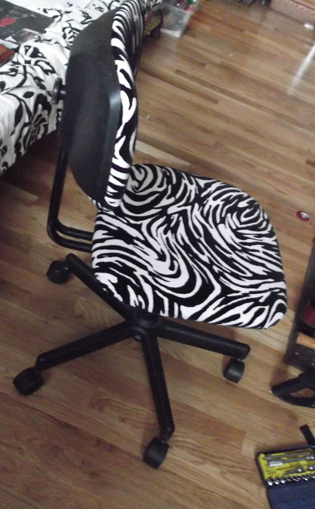 Crafty Moira DIY Makeover Ugly Office Chair Transformed