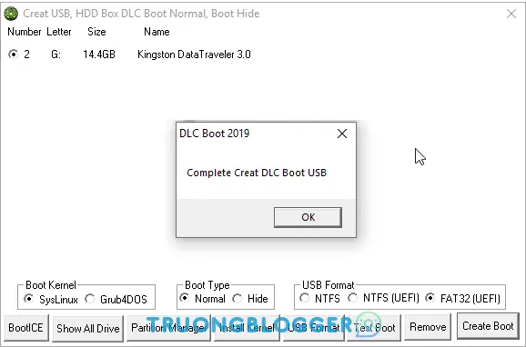 Download DLC Boot mới nhất - Hướng dẫn tạo USB Boot cứu hộ cho máy tính