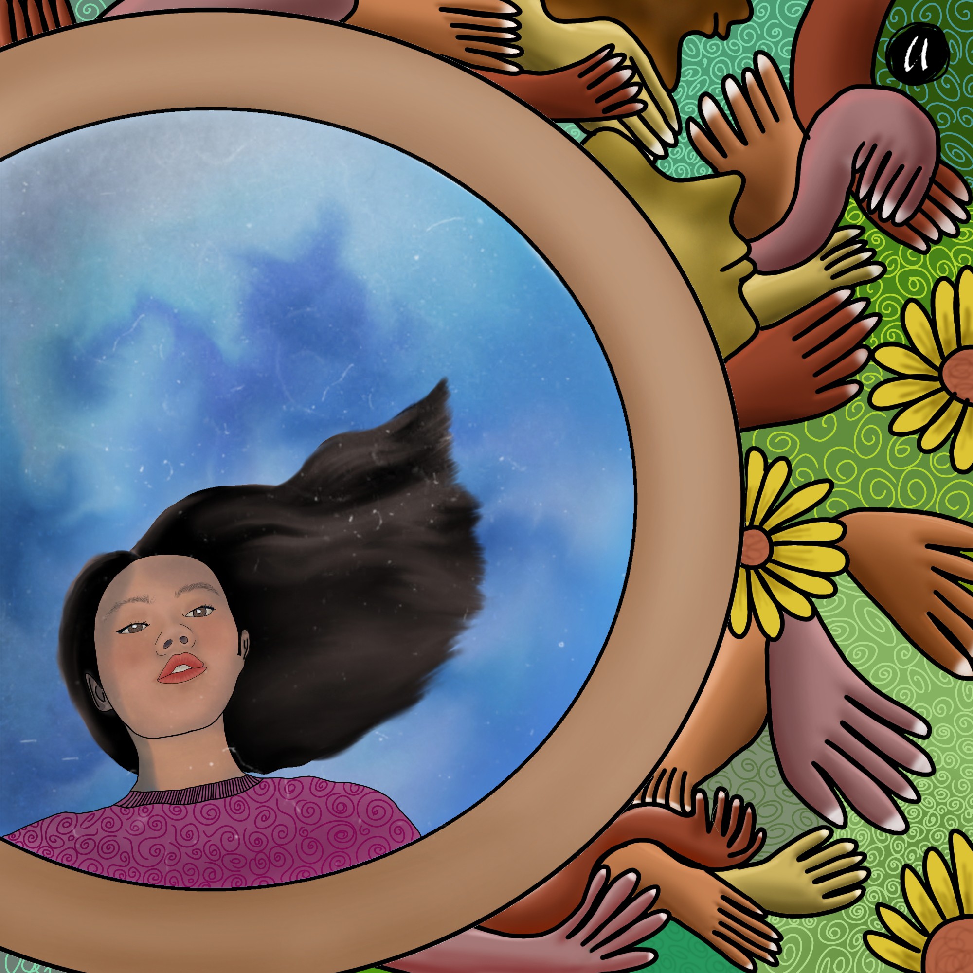 Membuat Gambar Ilustrasi Digital Pake Hape Uwan Urwan