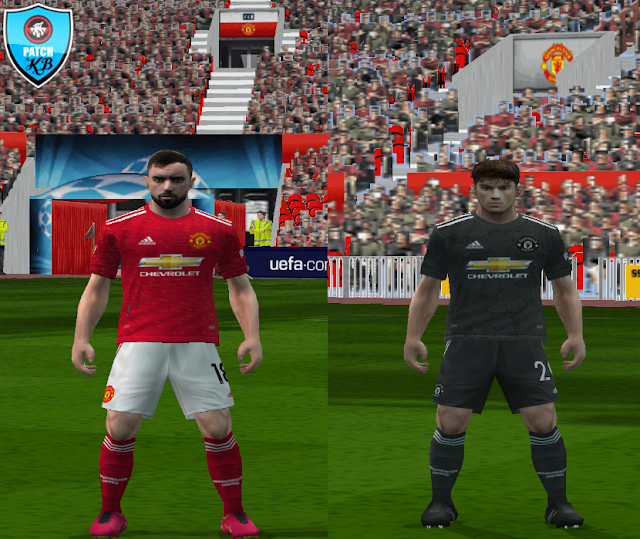 Update Kits Manchester United PES 6 Home and Away 2020-2021