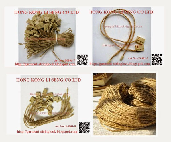 Garment Accessories - Hemp Rope Hang Tag String Lock Pin Manufacturer Wholesale and Supplier
