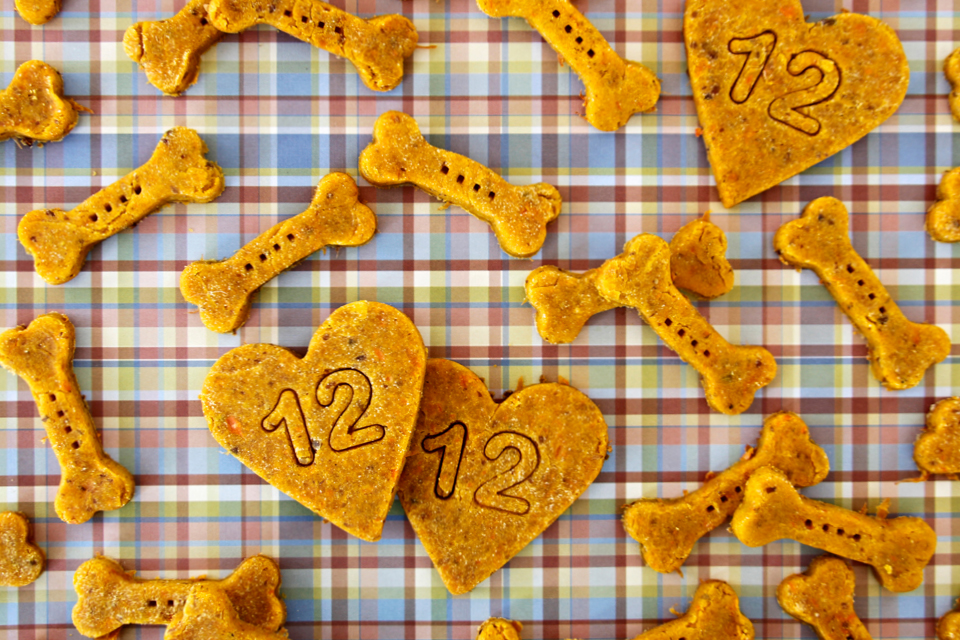 Dalmatian DIY {RECIPE} Carrot and Peanut Butter Dog Birthday Cookies