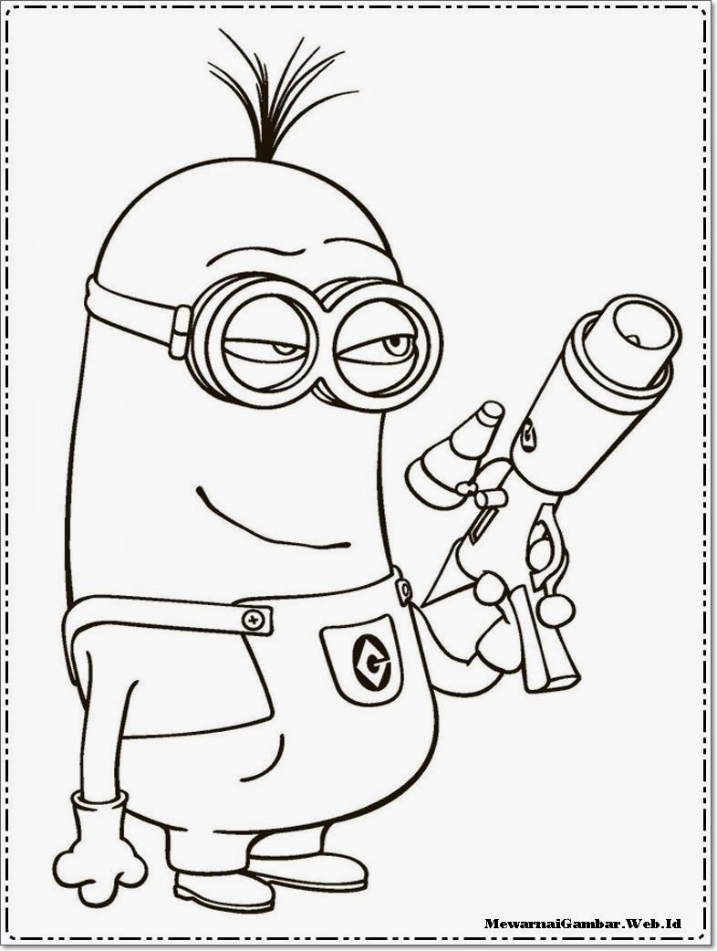 Mewarnai Gambar Despicable Me Mewarnai Gambar