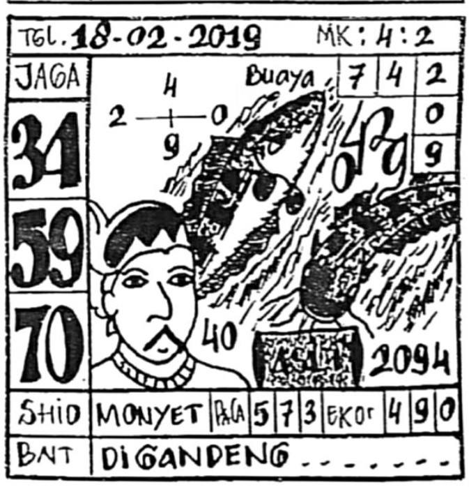 Kode Syair Sgp Komplit Senin 18 Februari 2019 - Gosyair Sedia Kode Syair Sgp  Ada Kode Syair Hk