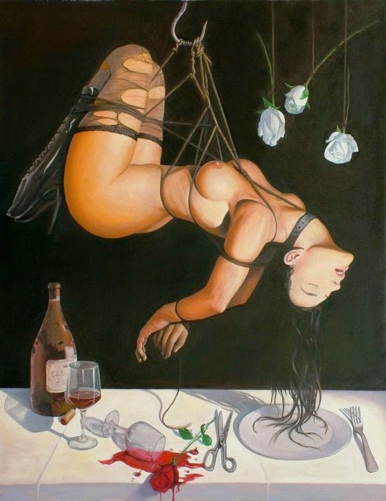 Adrian Borda deviantart pinturas surreais sensuais