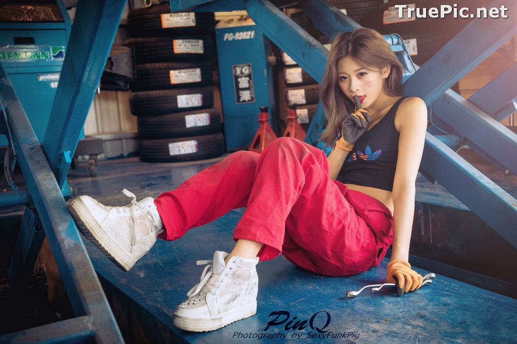 Image Taiwanese Model - PinQ憑果茱 - Hot Sexy Girl Car Mechanic - TruePic.net - Picture-38