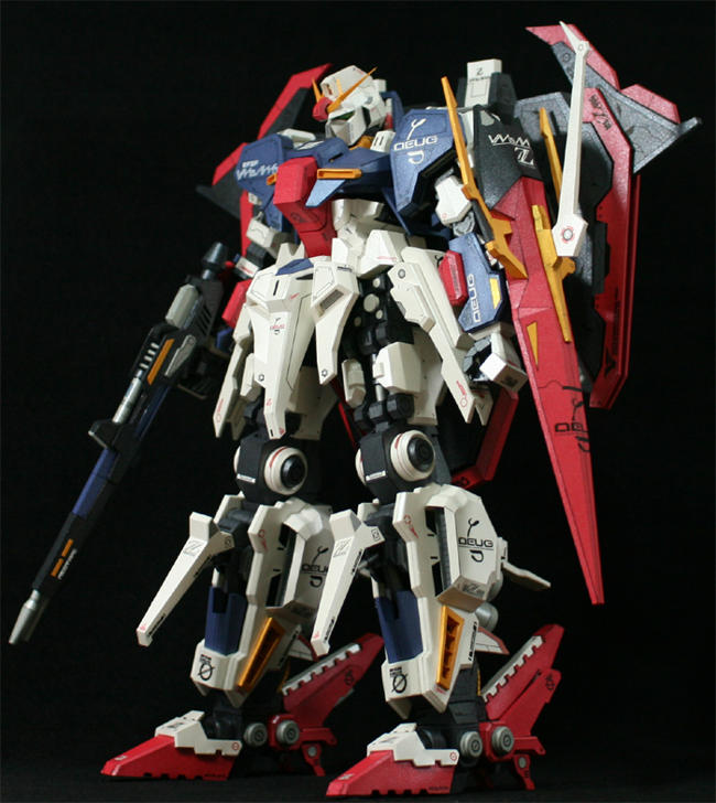 Very Detailed MSZ006 Hyper Zeta Gundam Collection Kit Papercraft Gundam
