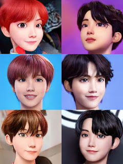 صور أنمي لأعضاء bts على شكل شخصيات أنمي من ديزني | آراء مستخدمو الأنترنت