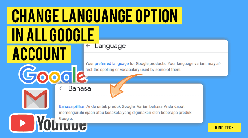 How to change to local language on all google accounts - ri-Techno