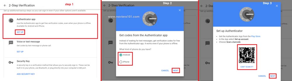 How to Set Up two Step Verification on Google Account and Set Up Google ...