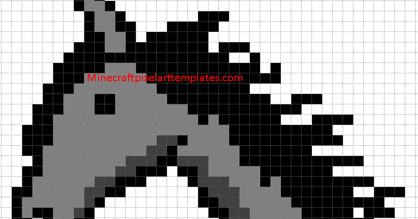 Minecraft Pixel Art Templates: Horse
