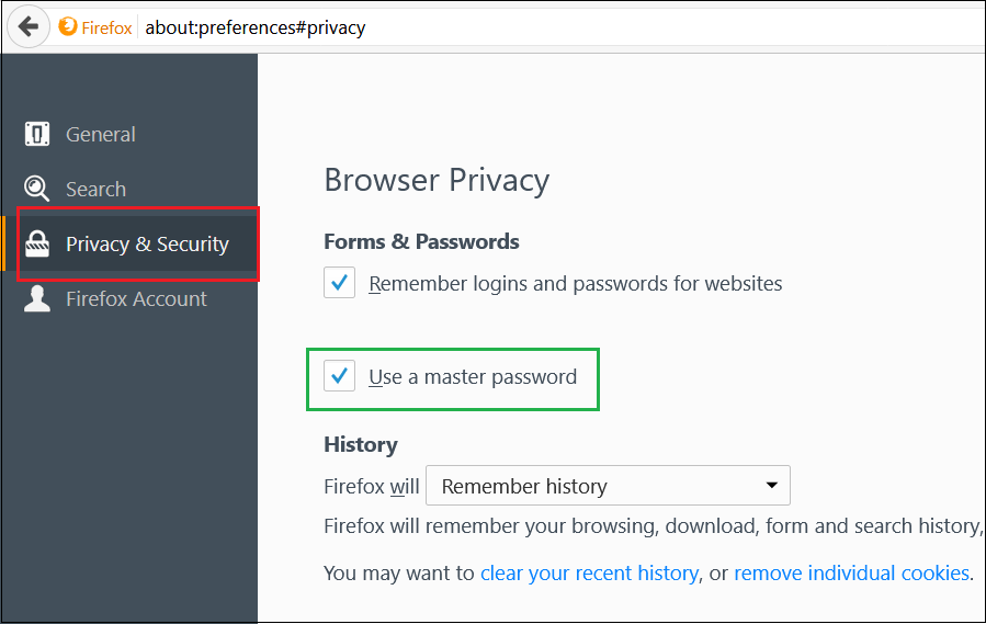 mozilla firefox for mac how to use master password mozilla firefox for mac how to use master password