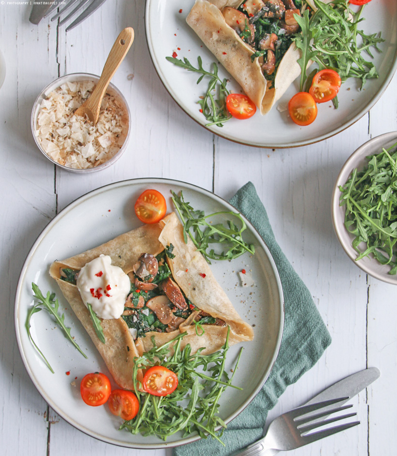 vegane Buchweizen-Galette