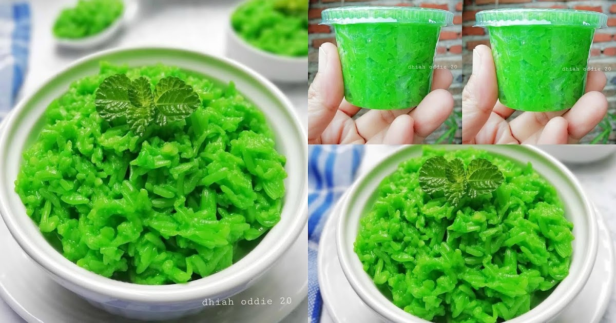 TAPE KETAN HIJAU Made By dhiahoddie Resep Aneka Jajan Pasar