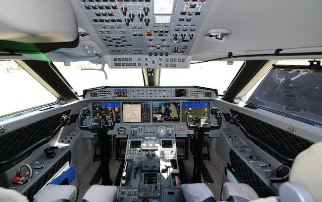 Gulfstream G650ER cockpit