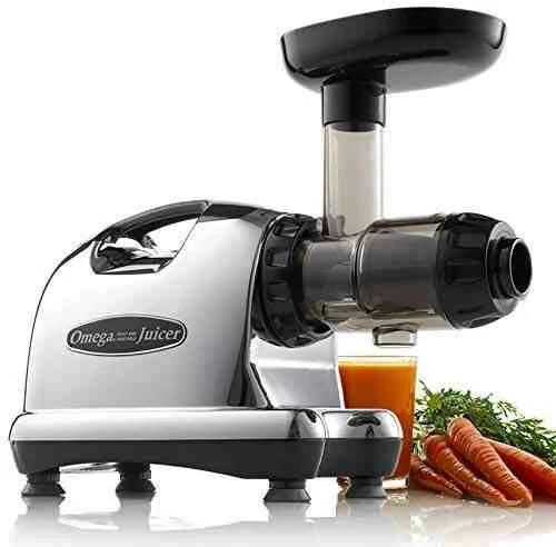 Omega J8006 Juicer: Fruit Juice Extractor and Vegetable Masticating Machine - Kitchen Appliances