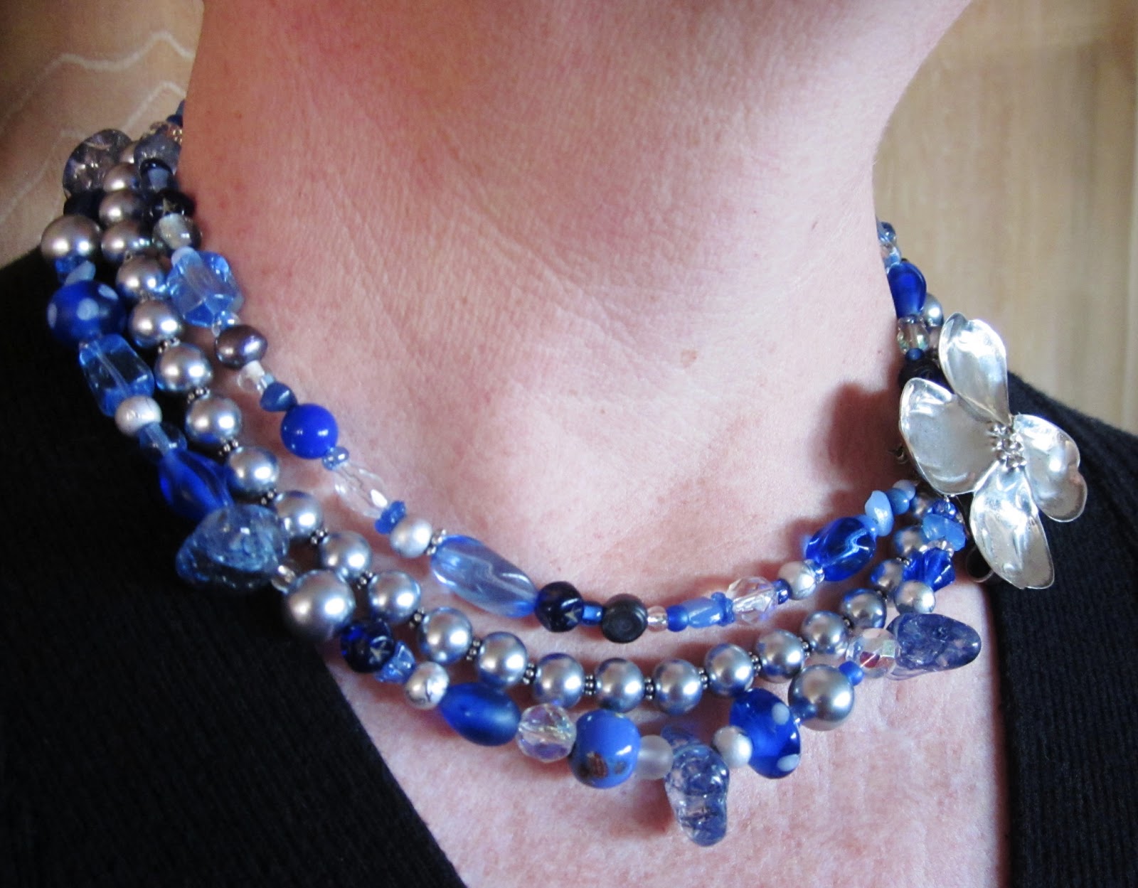 BonnieProjects Brooch Necklace